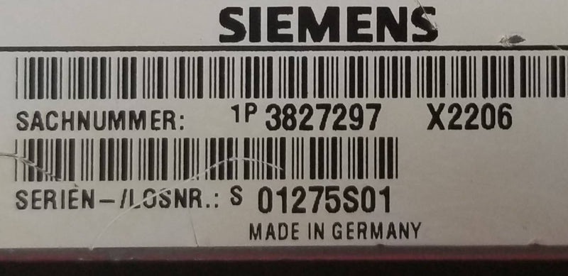 Siemens D292 ASSY KK Interface (PN #3827297)