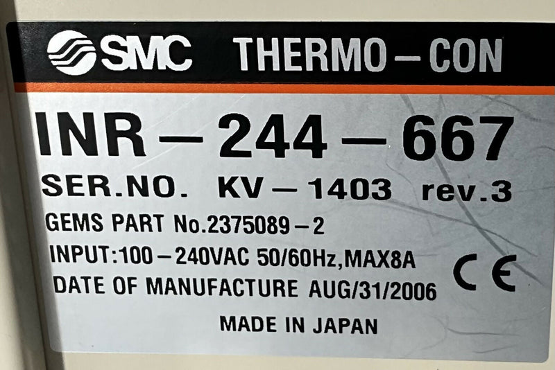 Solid State Recirculating Chiller (2210405-16/T252P-6/2375089-2/221405-10) GE