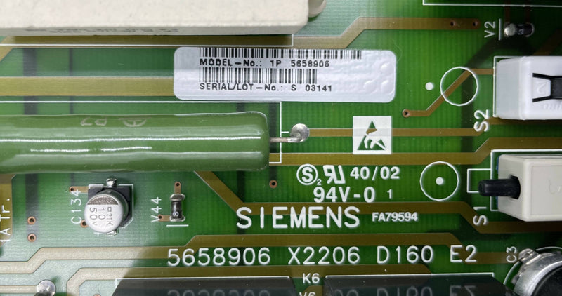 SWITCH ON CIRCUIT BOARD D160 (5658906/05658906) SIEMENS