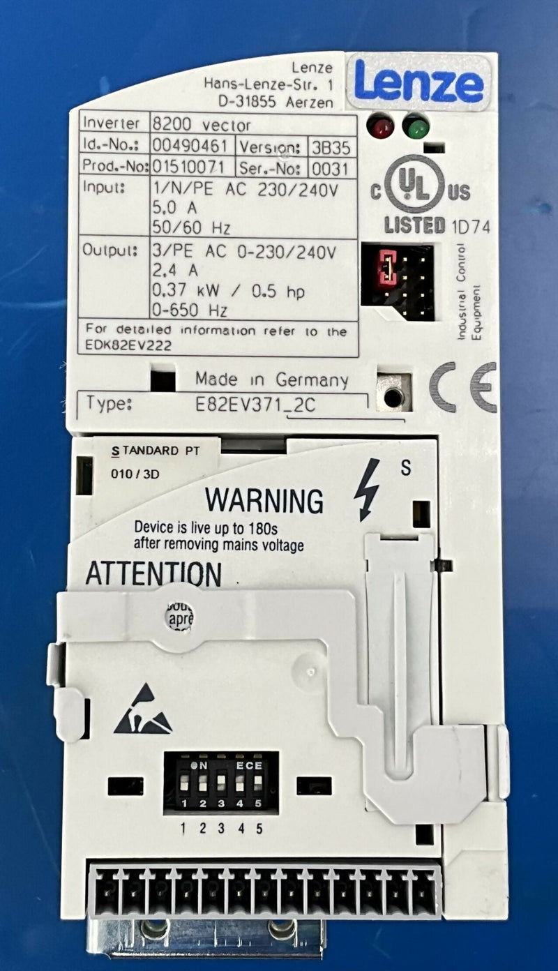 Table Motor Inverter (5161466 REV 2/E82EV371-2C) GE/LENZE