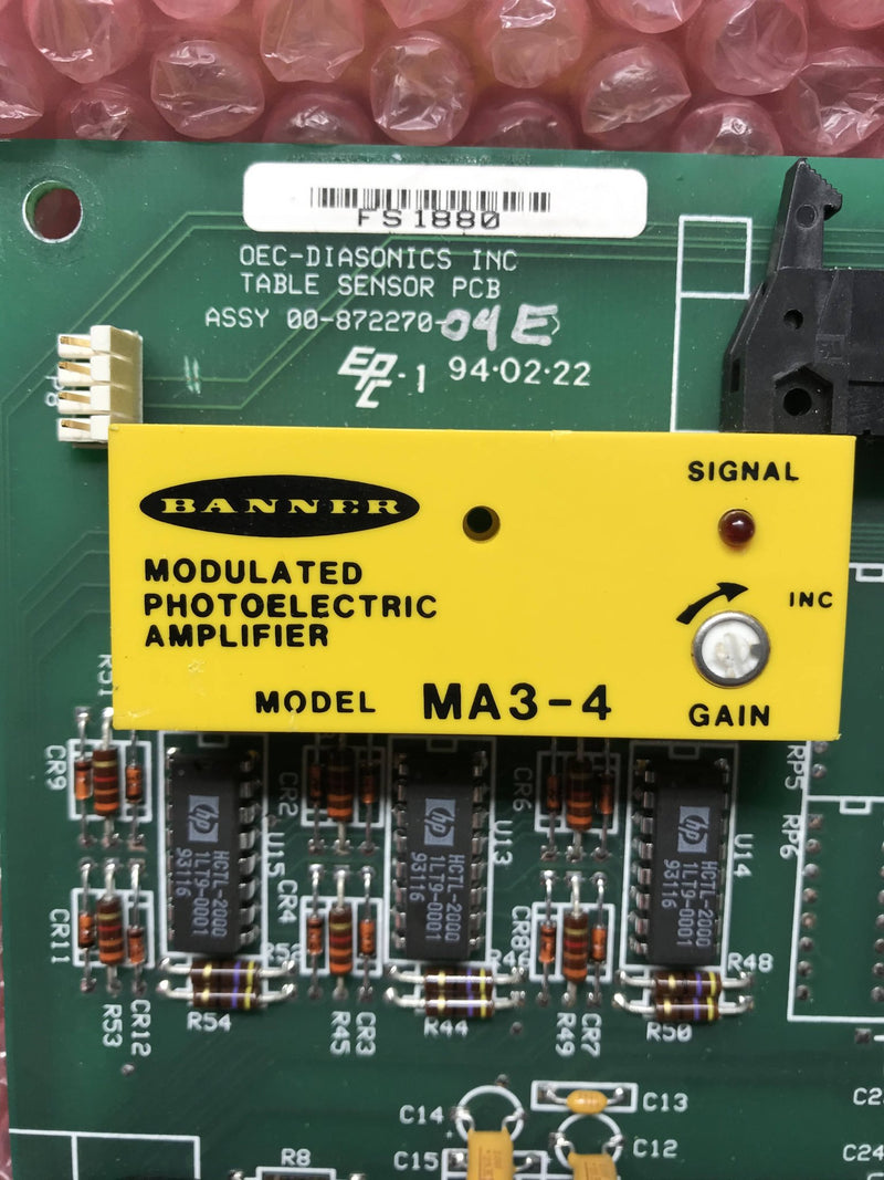 Table Sensor PCB (00-872270-04) OEC UROVIEW 2600