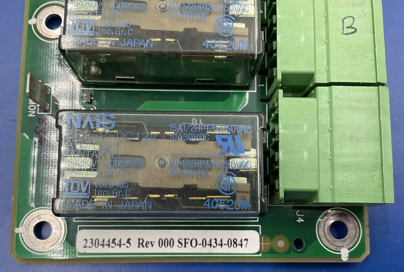 TWO TUBE SWITCHING BOARD (2304454-5 REV-000) GE