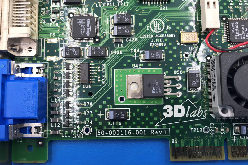 Video Graphics Controller (50-000116-001) 3Dlabs