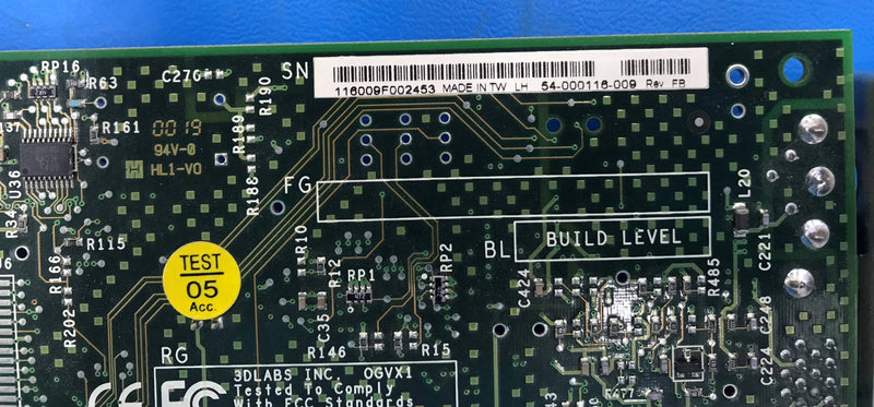Video Graphics Controller (50-000116-001) 3Dlabs