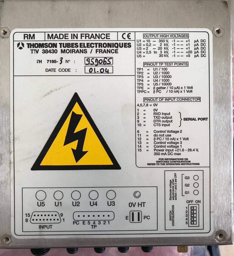 Image Intensifier HV Power Supply(TH-7195-3)Thales