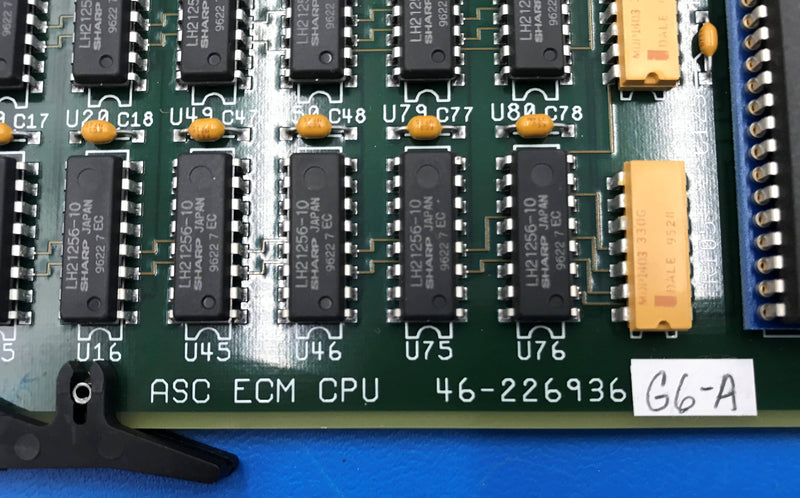 ASC ECM CPU Board W/Flash AUX Memory (46-226936G6-A/46-321381P1Rev1)GE Advantx