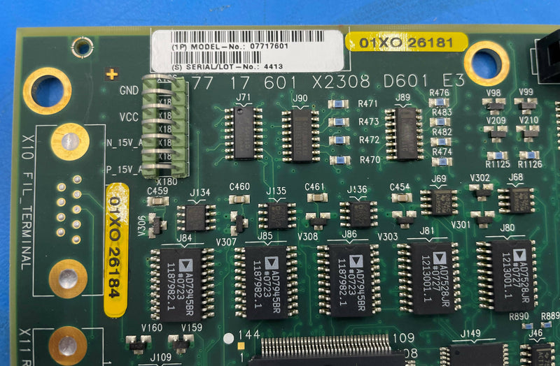 FIL/RAC Controller Board D601(07717601/7717601) Siemens