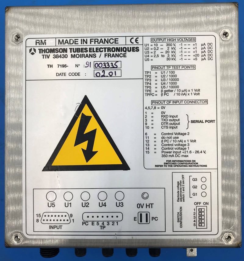 HV Image Intensifier Power Supply(TH-7195 (3)Thales