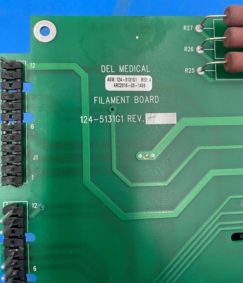 Filament Control Board (124-5135G1 Rev 4) Del Medical