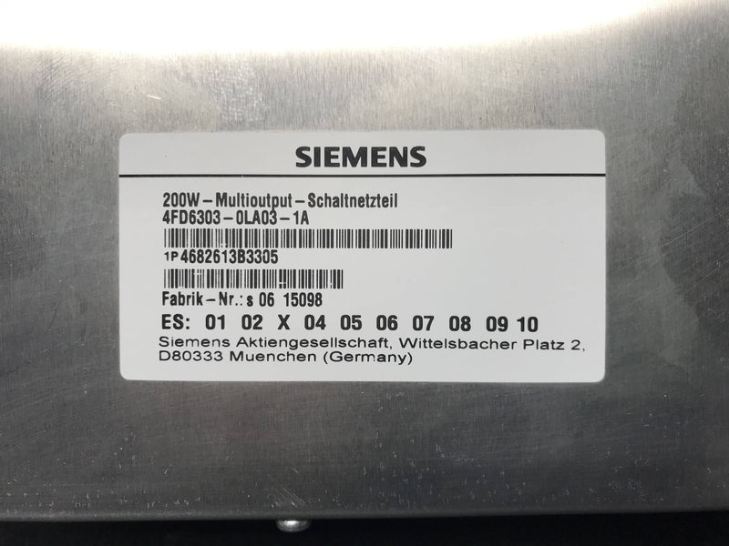 Power Supply Multi-Output (4682613B3305/4FD6303-0LA03-1A) Siemens