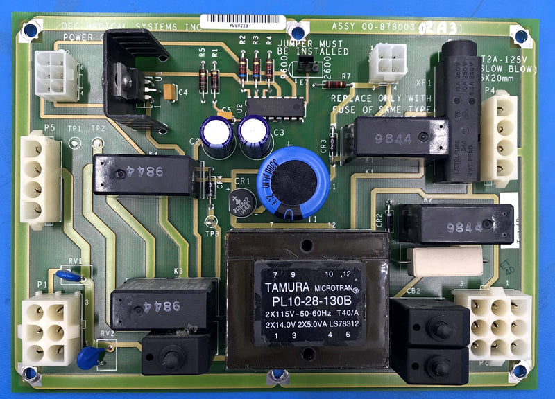 Power Control Board (00-878003-02 A3)OEC 9600