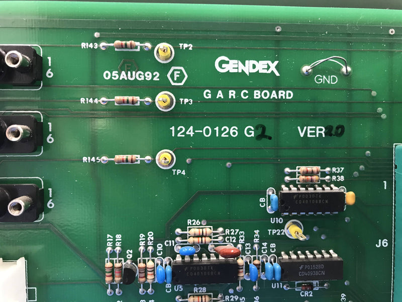 G A R C Board (124-0126 G2 Ver 2.0)Gendex/Del Medical