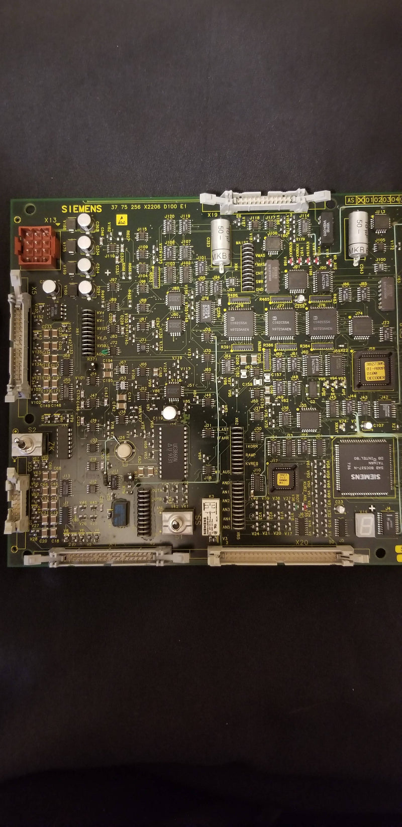 Siemens D100 E1 Master Board (PN 37 75 256 X2206)