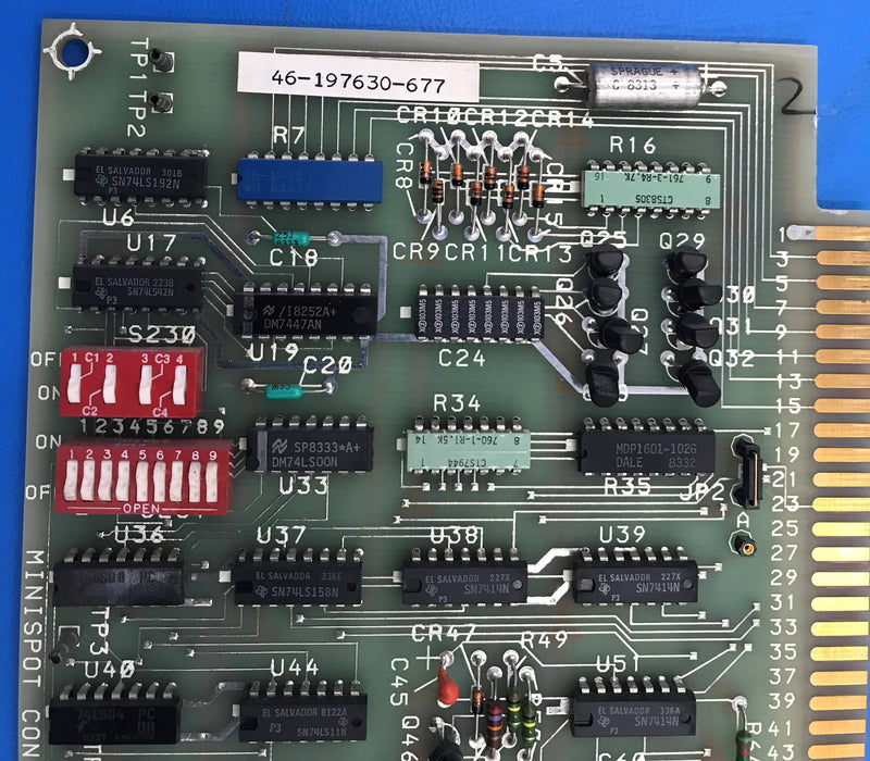 Minispot Controller Board (46-197630 G1 A)GE Advantx