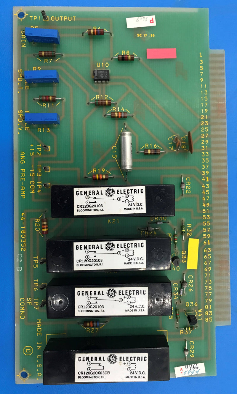 Ang Pre-Amp Board (46-180352 G2 D)GE Advantx