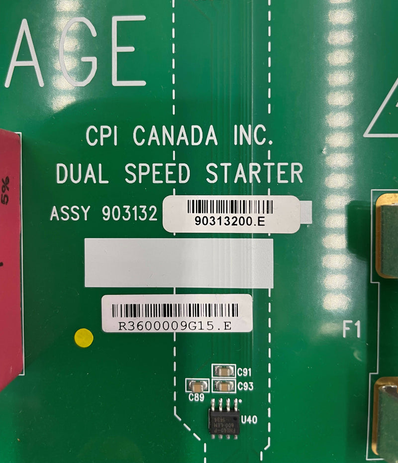 Dual Speed Starter Board (903132 00) CPI