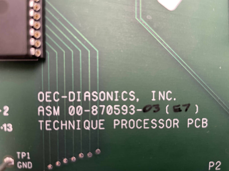Technique Processor Board (00-870593-02) OEC 9400