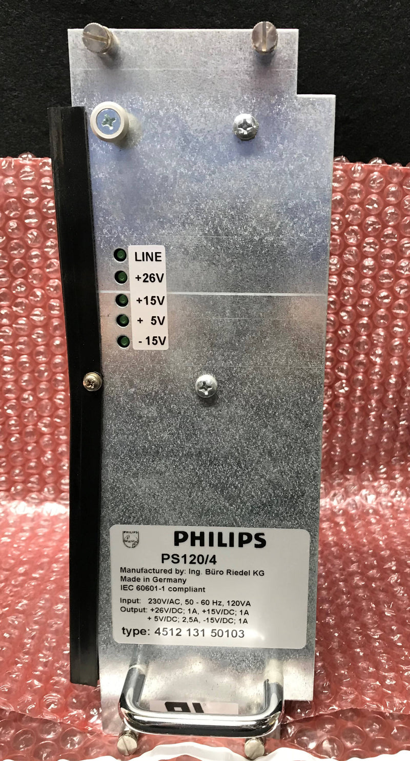 Power Supply PS120/4 (4512 131 50103)Philips Easy Diagnost