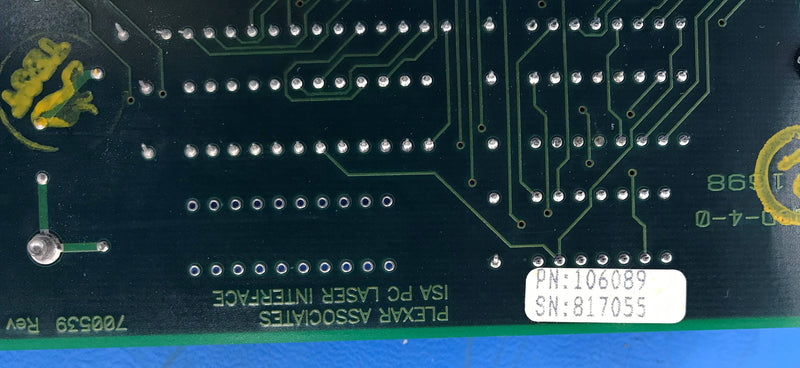 ISA PC Laser Interface Board (106089/700539 Rev C) OEC/Plexar