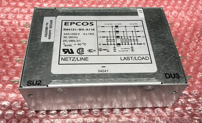 Power Line Filter Epcos (B84131-M3-A116)Philips Easy Diagnost