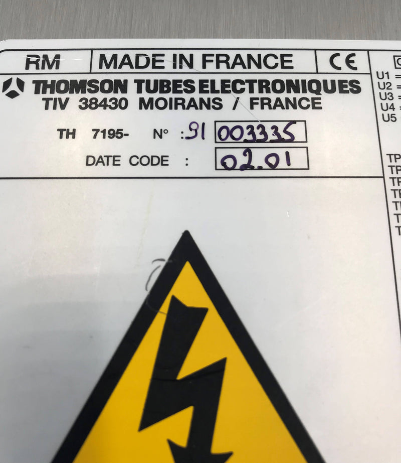 HV Image Intensifier Power Supply (TH-7195)Thales