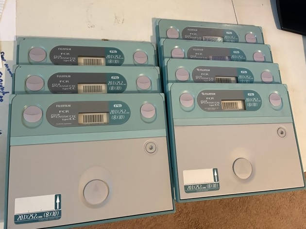 Fuji Type (CC) 8X10 CR cassettes & Plate combinations