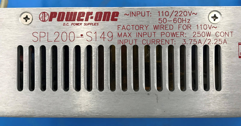 Power One Power Supply ( SPL200-S149 ) GE/Advantx
