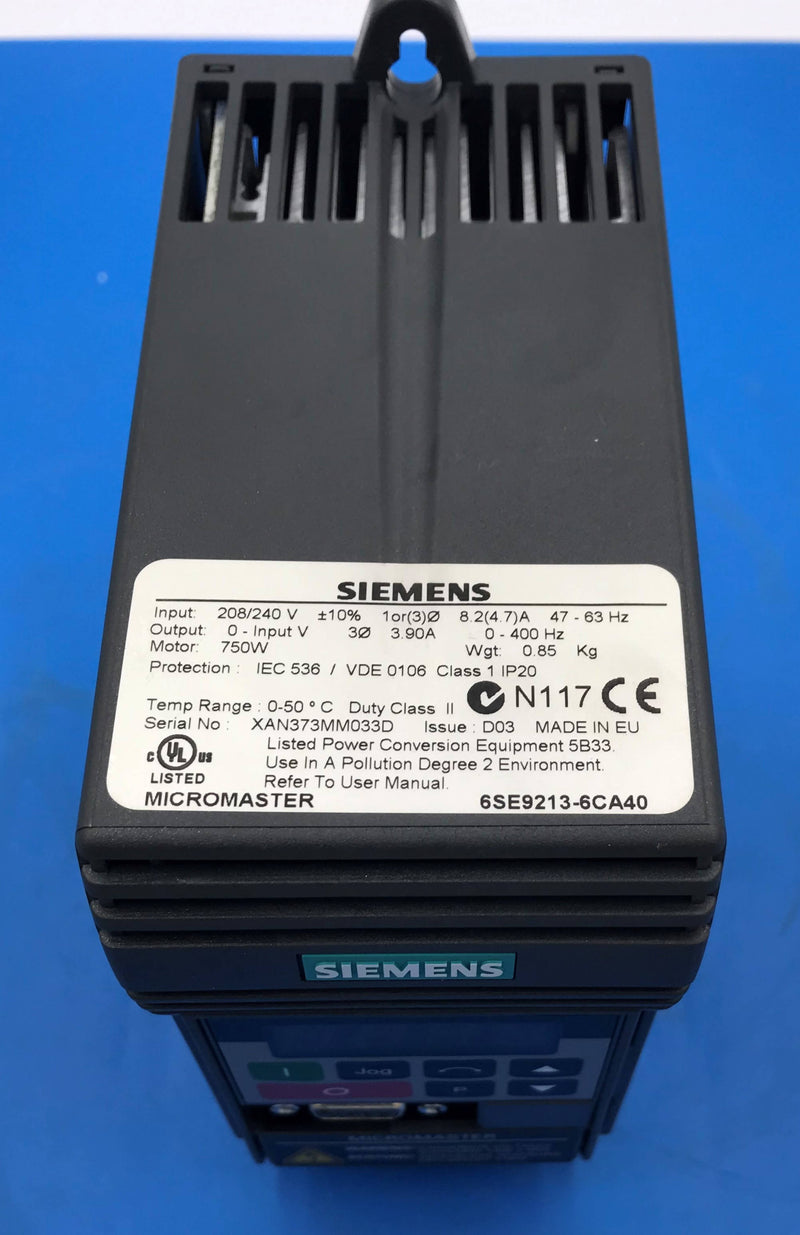 POWER CONVERTER/FREQ NVERTER (6SE9213 CA40) Siemens