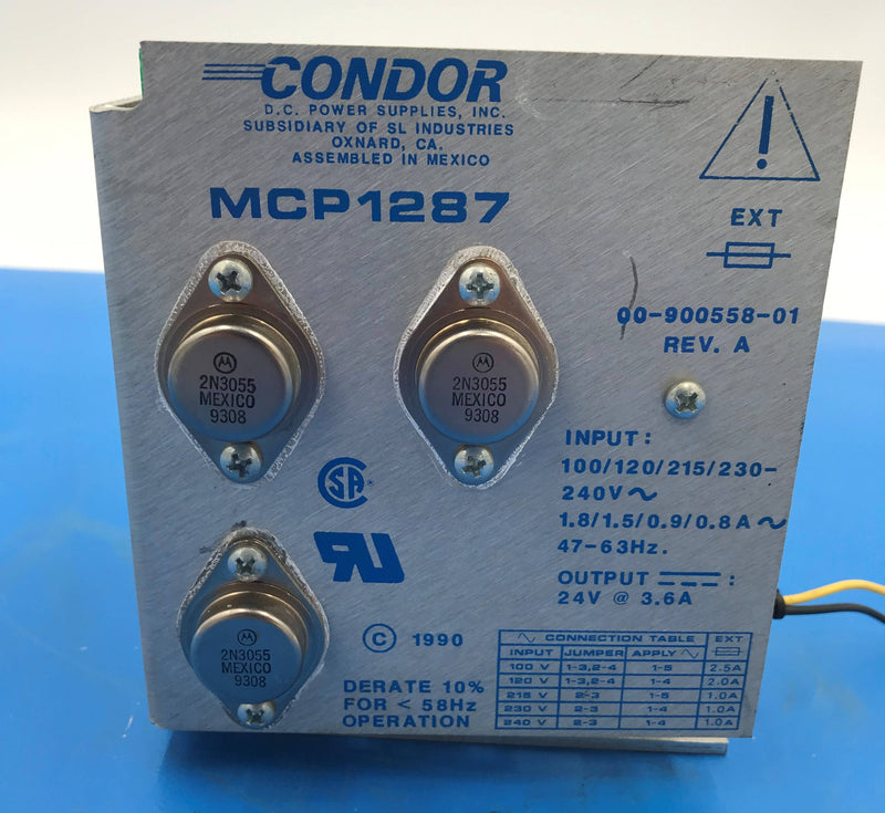 Power supply (00-900558-01/mcp1287 rev A) OEC