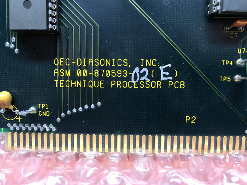 Technique Processor PCB (ASM 00-870593-02)OEC-Diasonics