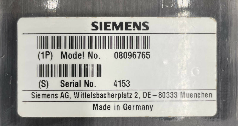 TABLE EXTENSION (08096765/8096765) SIEMENS