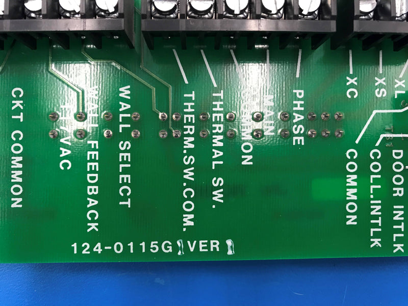 Wiring Contact Board (124-0115 G1 Ver 1)