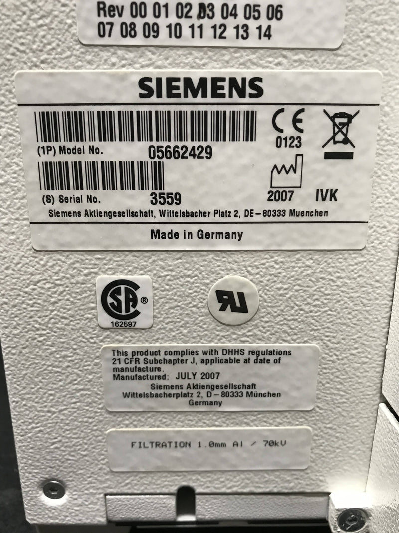Collimator (05662429)Siemens