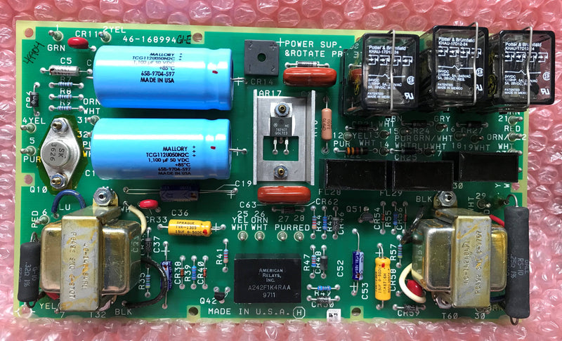 NEW Power Supply & Rotate Prot Board (46-168994 G1-E)GE
