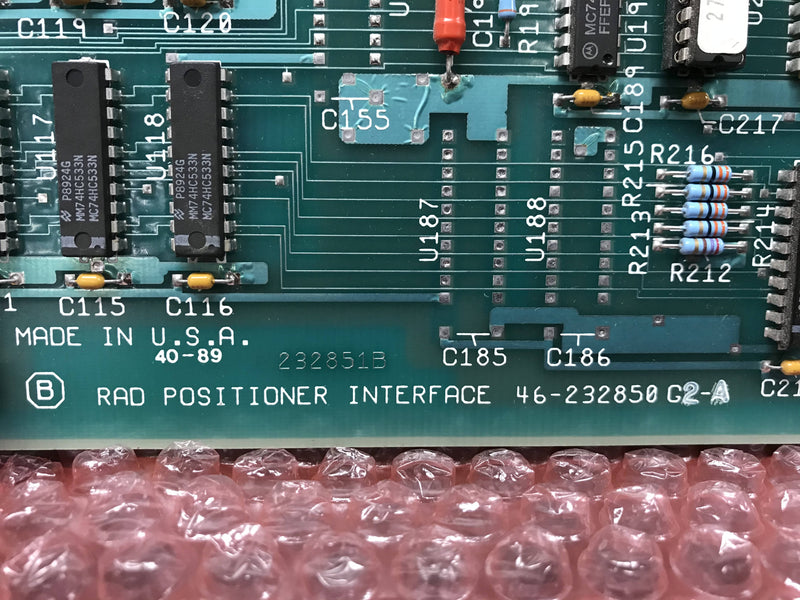 RAD Positioner Interface Board (46-232850 G2-A)GE Advantx
