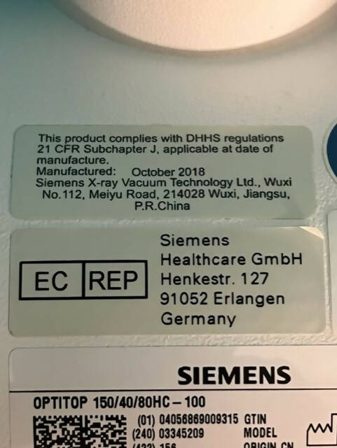 Siemens OptiTop 150/40/80HC-100 (2018)