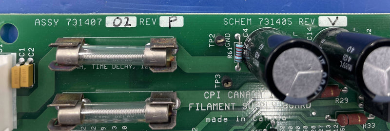 Filament Supply Board (731407-02 REV P) CPI