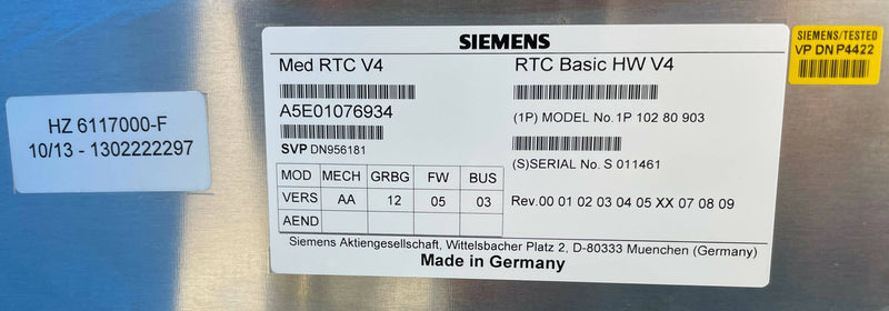 RTC BASIC HW V4/MED RTC V4 (10501546/10280903 SIEMENS