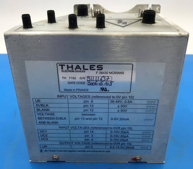 Image intensifier HV power supply (Th7192) Thales
