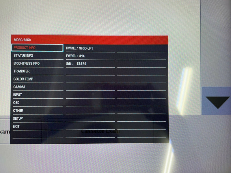 BARCO MDCS-8358 58" MONITOR (K9307940/MDCS-8358 RLG) BARCO